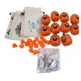 Halloween Decor Lot Jack-O-Lantern Covers & Bags