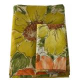 Vintage Sears Perma-Prest Queen Sheet & Pillowcase