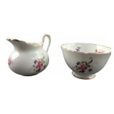 Royal Chelsea Bone China Creamer & Sugar Set