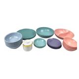 Assorted Melmac Melamine Dinnerware Dishes