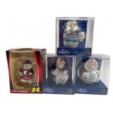 Roman Inc & Jeff Gordon Snowman Ornaments