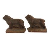 A.C. Williams #301 Cast Iron Lion Bookends