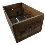 California Fruit Exchange Wooden Crate