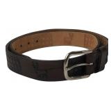 Dickies Full Grain Leather Embossed Deer Belt 36