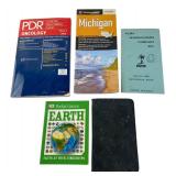 Assorted Books & Ephemera incl WWII USNR Notebook
