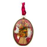 Cideart Convex Glass Dried Flower Bouquet