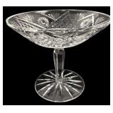 Waterford Cut Crystal Pedestal Bowl 5"H x 6" Dia