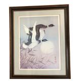 T.C. Chiu Framed Ducks Art Print 27x33"