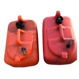 Evinrude Johnson Dura-Tank 6 Gal Gas Cans