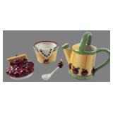 Dicksons Karla Dornacher Apple Sugar Creamer Set