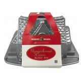 Nordic Ware Gingerbread House Bundt Pan 7x6"
