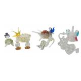 Assorted Miniature Lampwork Glass Figurines