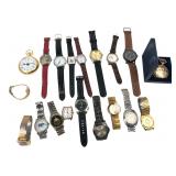 Assorted Wrist and Pocket Watches Lot