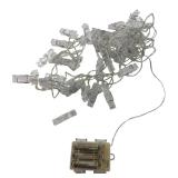 Clear LED Photo Clip String Lights 60"