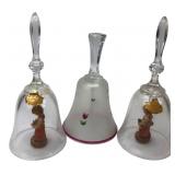 Attrib. Dolfi Figures in W. German Crystal Bells