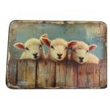 Decorative Three Lambs Farmhouse Plaque