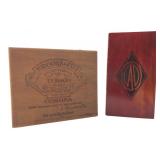 T.E. Brooks & Co & CAO Wooden Cigar Boxes