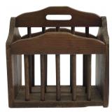 Wooden Letter Holder Desk Caddy
