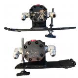Pair of Hydraulic Pumps on Adjustable Brackets