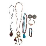 Assorted Fashion Jewelry Lot Necklaces Bracelets