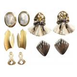 Assorted Vintage Clip-On Earrings Lot