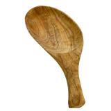 Hand-Carved Olive Wood Spoon Rest