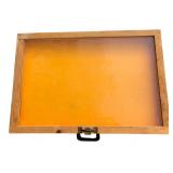 Handmade Wooden Shadow Box Display Case