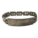 Belman Silver Korean War Military ID Bracelet