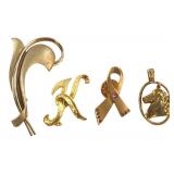 Avon & Assorted Gold-Tone Jewelry Lot
