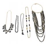 INC & W. Germany Costume Necklace Lot of 5