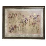 Cheri Blum Framed Iris Floral Art Print