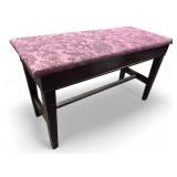 Peterson Daisy Line Wood Storage Piano Bench