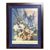 Laura Hills MFA Boston Framed Floral Print 39x31"