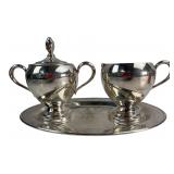 W&S Blackinton Silverplate Creamer & Sugar Set