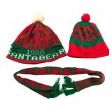 Santabear 1986 Knit Hats and Scarf Set