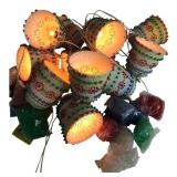 Vtg Lawnware Jeweled Patio String Lights
