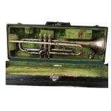 Frank Holton & Co. Silver-Plated Trumpet