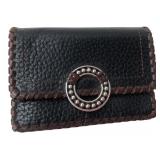 Brightong Pebbled Leather Card Holder Wallet