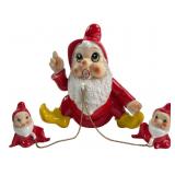 Arnart Ceramic Spaghetti Beard Gnome Figurines