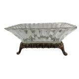Attrib. F.B. Rogers Silver Co. Glass Bowl