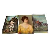 Bulk Lot Vintage Calendar Prints 12x16"