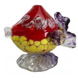 Murano Style Art Glass Fish Sculpture