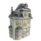 Ceramic Victorian House Cookie Jar