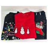 3 XL long sleeve Christmas Shirts