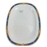 Carrollton China Floral Border Oval Platter