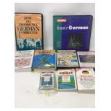 Lot Of German Language Books & Cassettes
