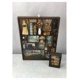 Vintage shadow box set of 2