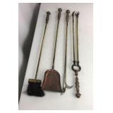 Lot of 4 Fireplace tools