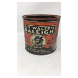 Sir Walter Raleigh vintage can