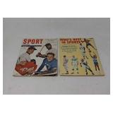 Lot of to Vintage sport magazines